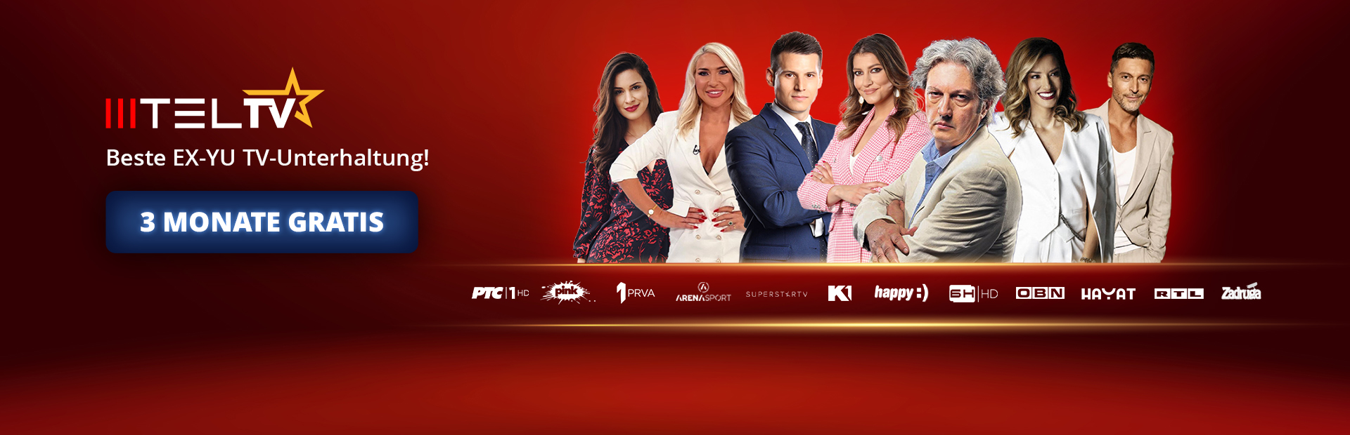 3 Monate GRATIS MTEL TV